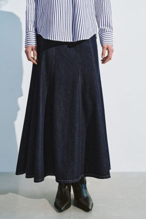 Maxi Denim Skirts